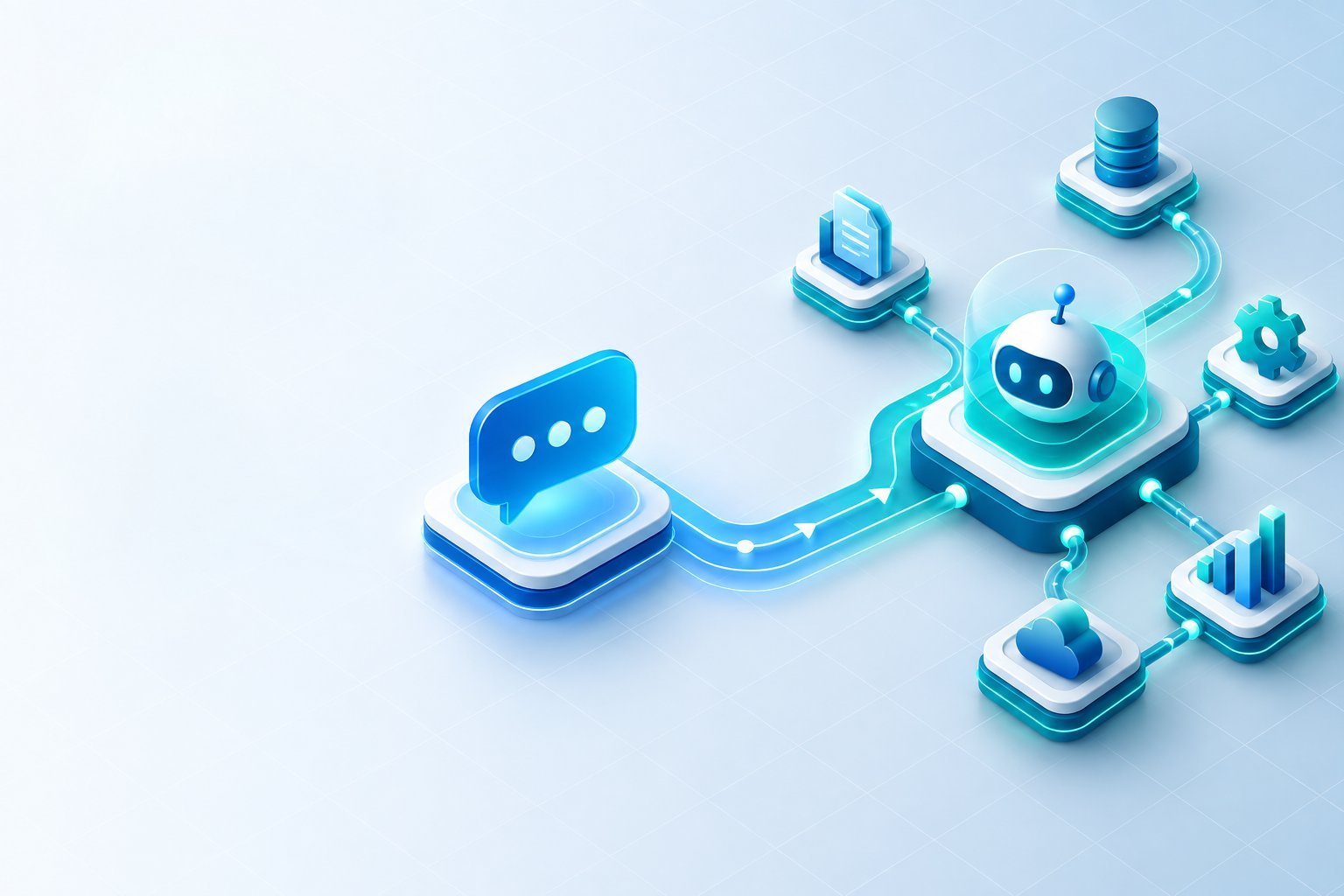 Editorial illustration for AI Agents vs AI Chatbots: What’s the Difference?