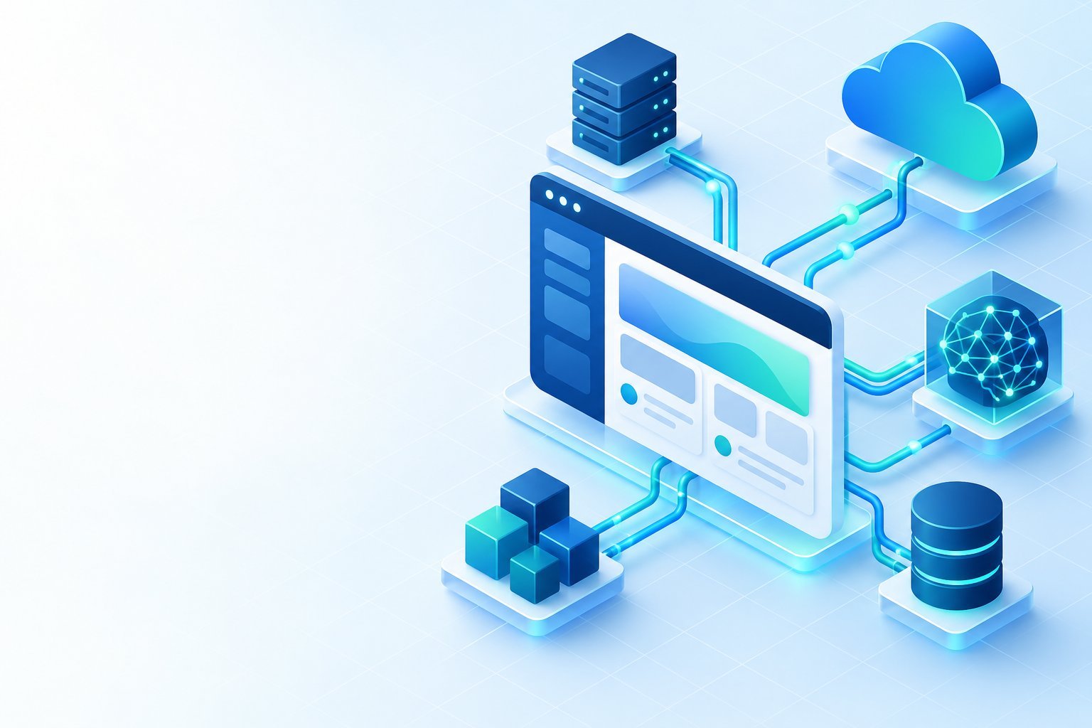 Editorial illustration for Top Web Development Companies in the USA: 2026 AI and Product Guide
