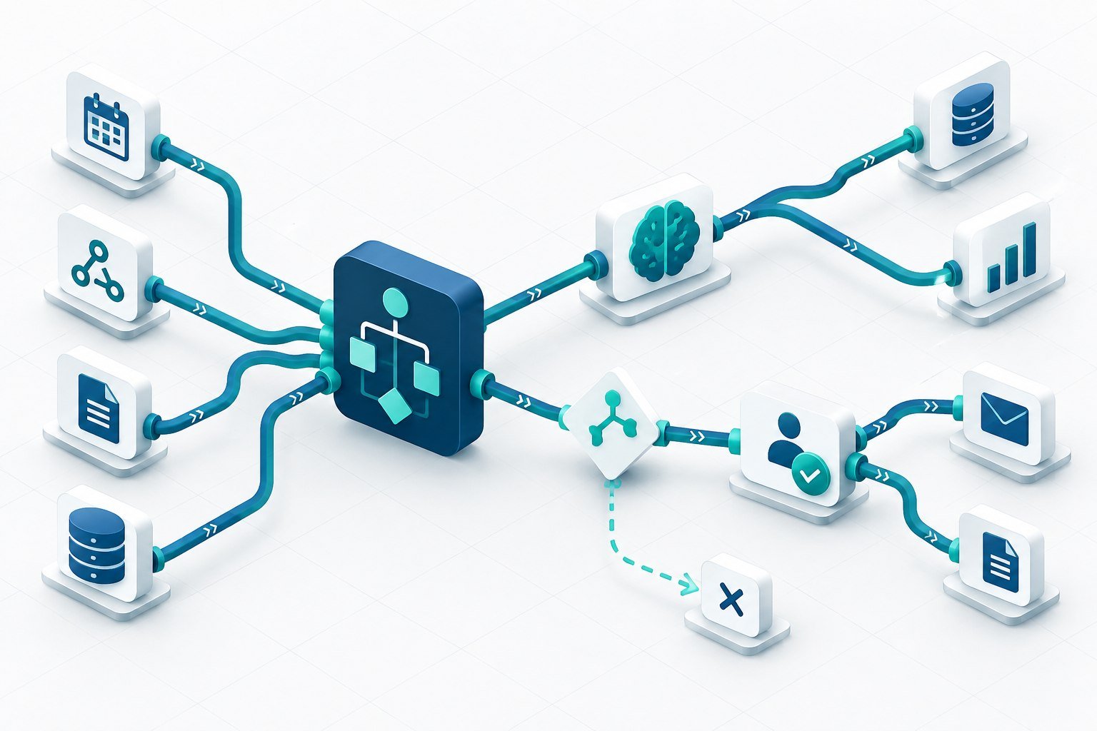 n8n Workflow Automation Tool Guide for US Teams editorial illustration